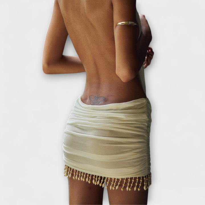 Kylie - Mini Šaty Vyrobené z Měkké Tkaniny