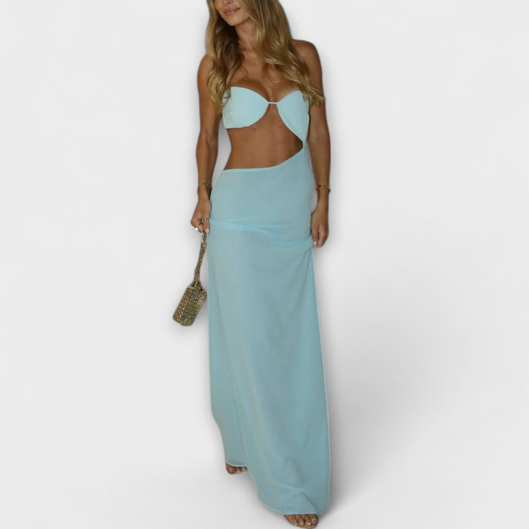 Isabella - Svůdné večerní šaty bez zad