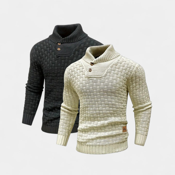 Elías – Balíček 2 svetrů s knoflíkovým rolákem