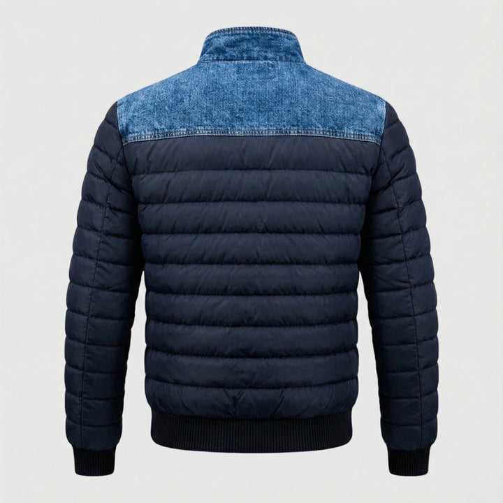 Jakub – Pánská prošívaná džínová bunda