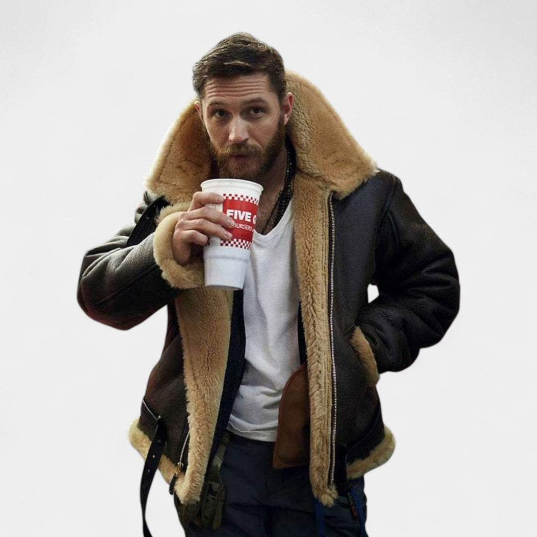 Viktor – Prémiová kožená bunda s podšívkou z beránka